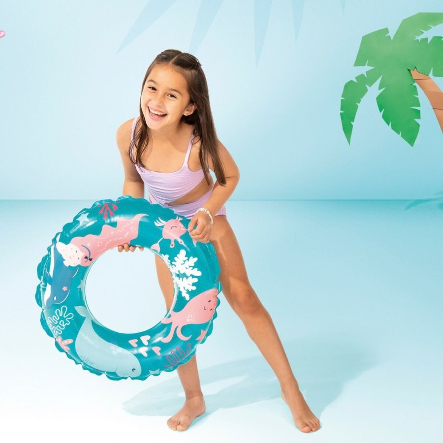 Oppustelig flydende donut Intex  61 cm (36 Enheder) #36