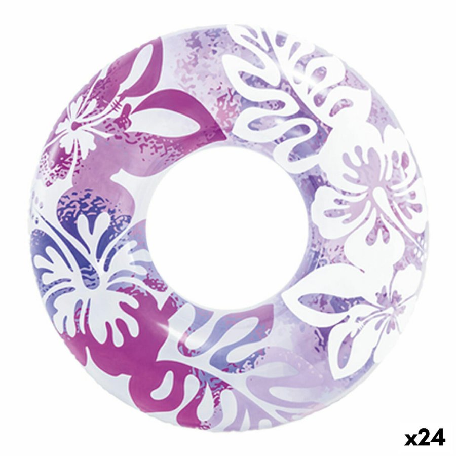 Oppustelig flydende donut Intex  91 cm (24 enheder) #1