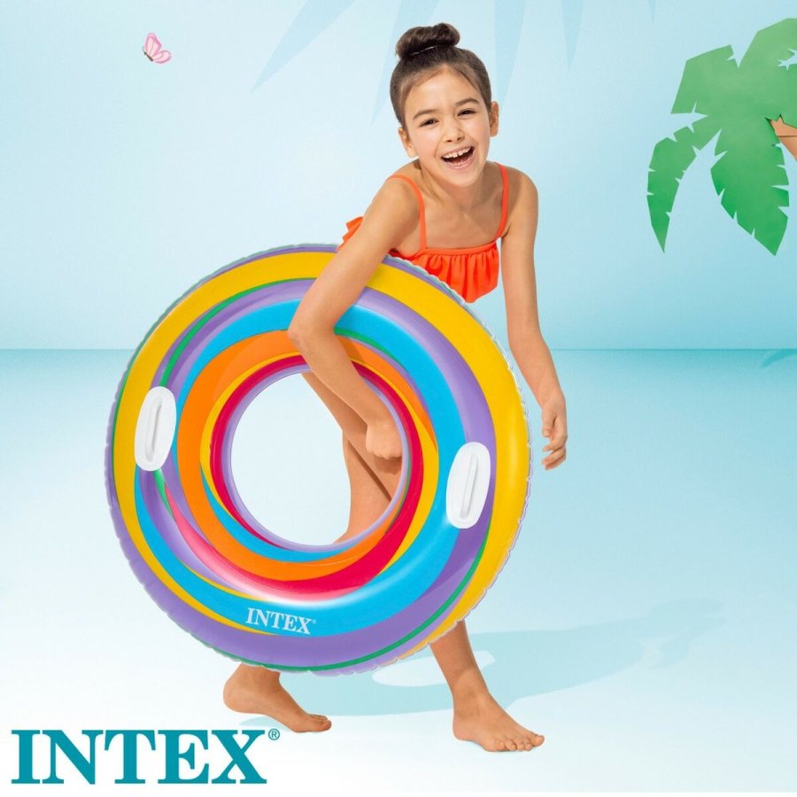 Oppustelig flydende donut Intex  91 cm 91 x 22 x 91 cm (24 enheder) #36