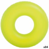 Oppustelig flydende donut Intex Neon 91 x 91 cm (24 enheder) #1