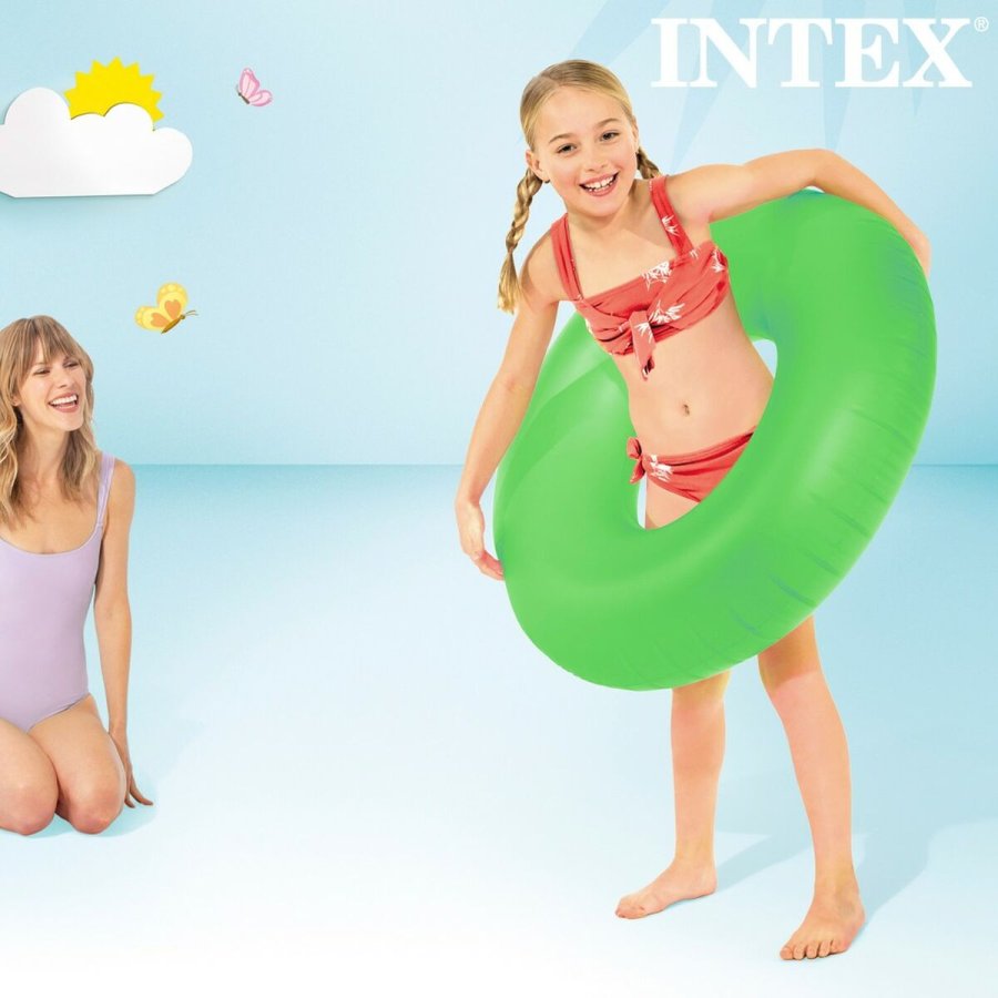 Oppustelig flydende donut Intex Neon 91 x 91 cm (24 enheder) #22
