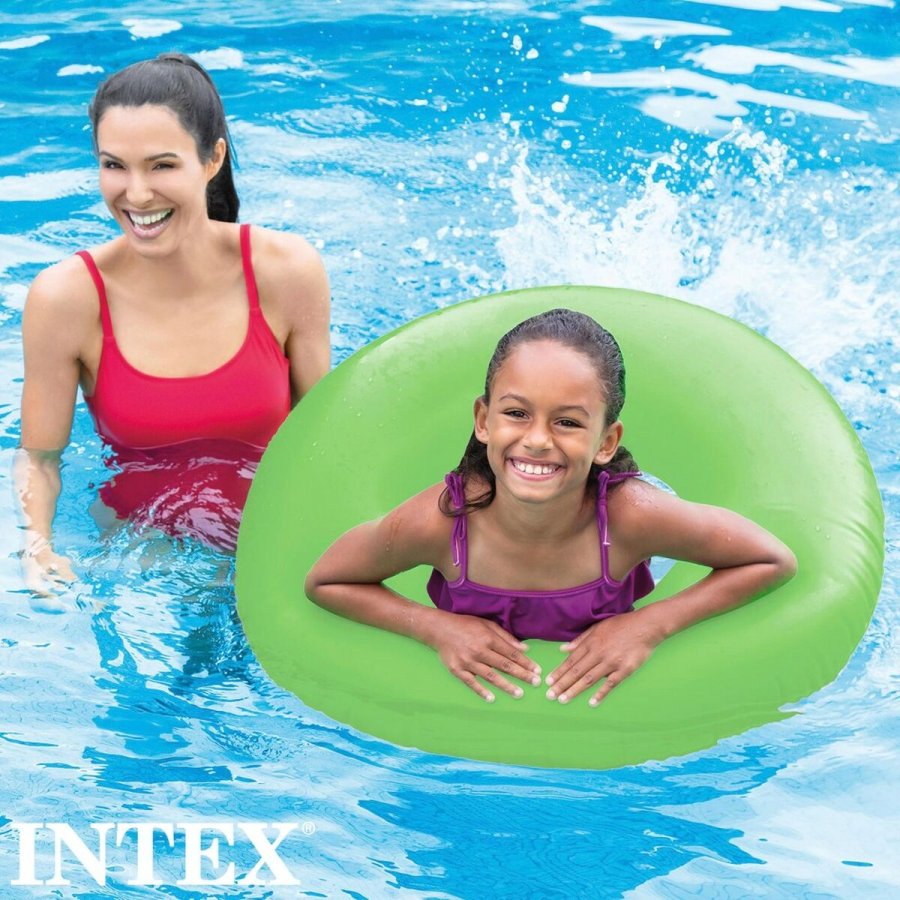 Oppustelig flydende donut Intex Neon 91 x 91 cm (24 enheder) #43