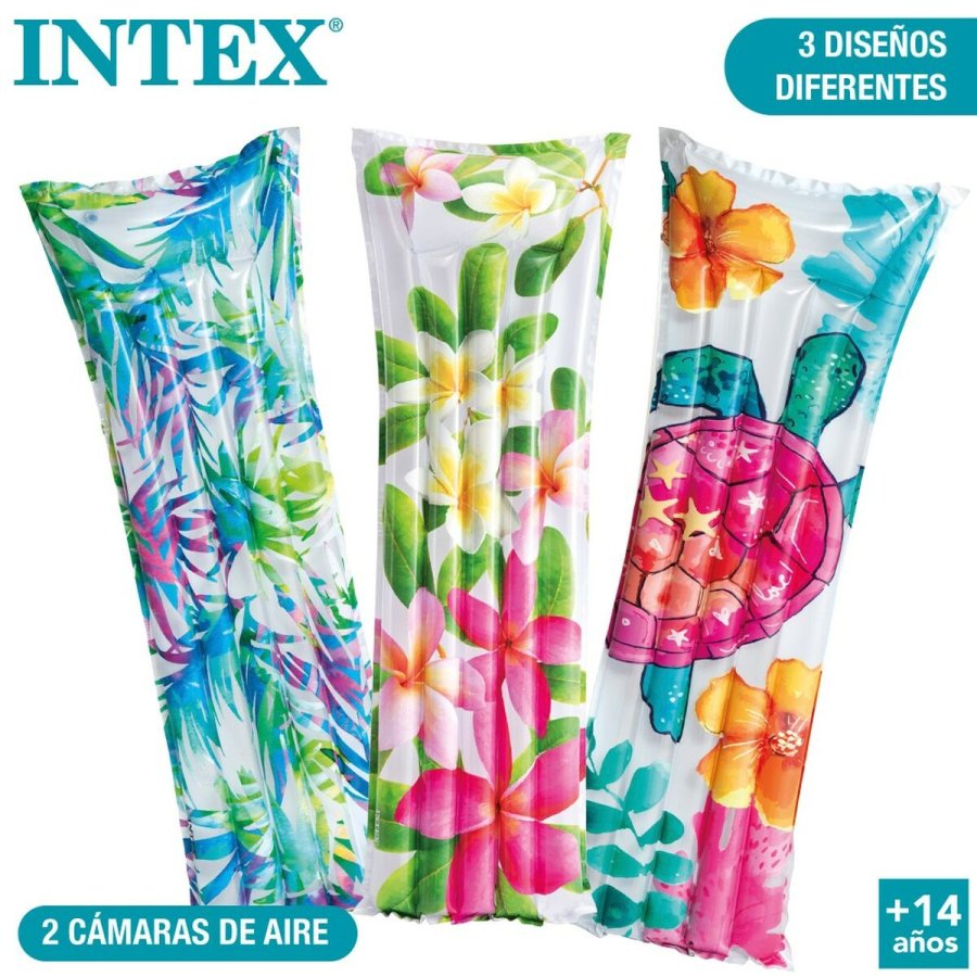Luftmadras Intex Tropisk 183 x 14 x 69 cm (24 enheder) #3