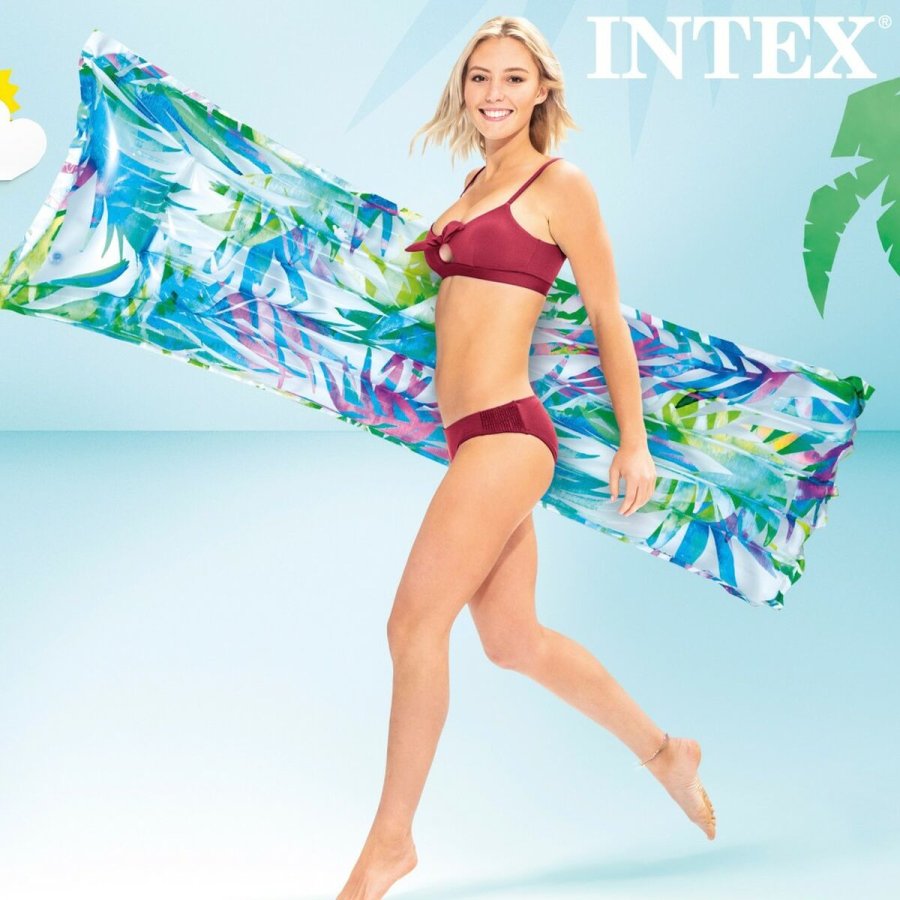 Luftmadras Intex Tropisk 183 x 14 x 69 cm (24 enheder) #5