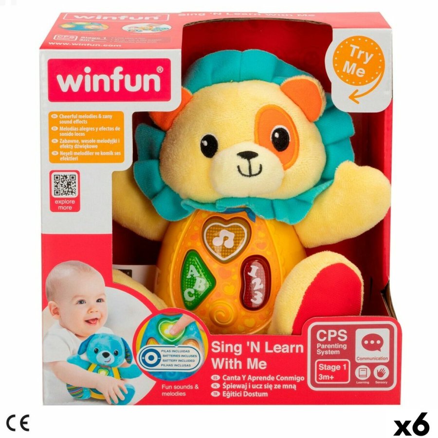 Bamse Winfun dyr ES 16 x 17,5 x 9,5 cm (6 enheder) #5