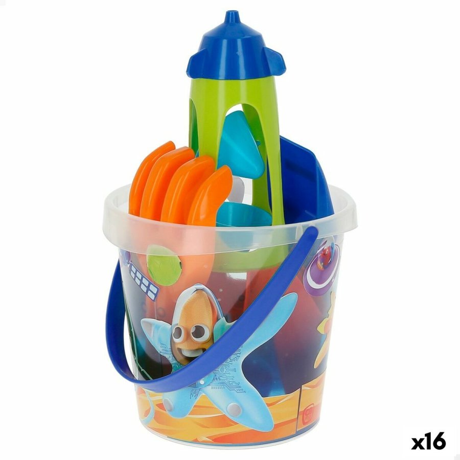 St med legetj til stranden Colorbaby Mr Craby  18 cm polypropylen (16 enheder) #1