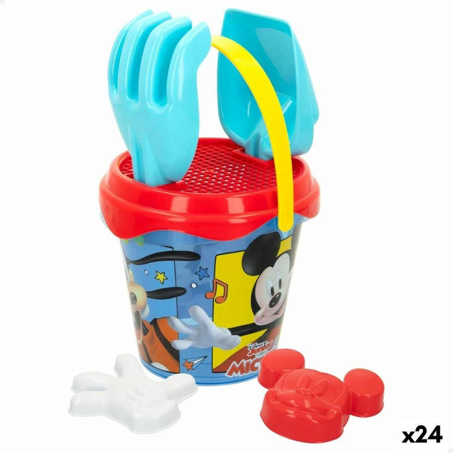 St med legetj til stranden Mickey Mouse  14 cm Plastik (24 enheder) #1