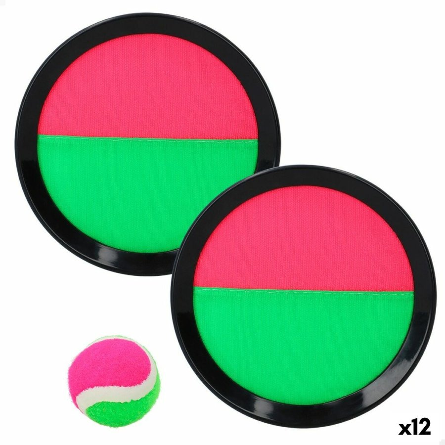 Spil til stranden Colorbaby Catch Ball 20 x 2 x 20 cm Velcro (12 enheder) #1