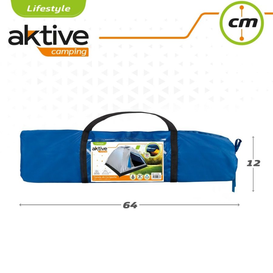 Telt Aktive 4 personer 205 x 130 x 205 cm (2 enheder) #5