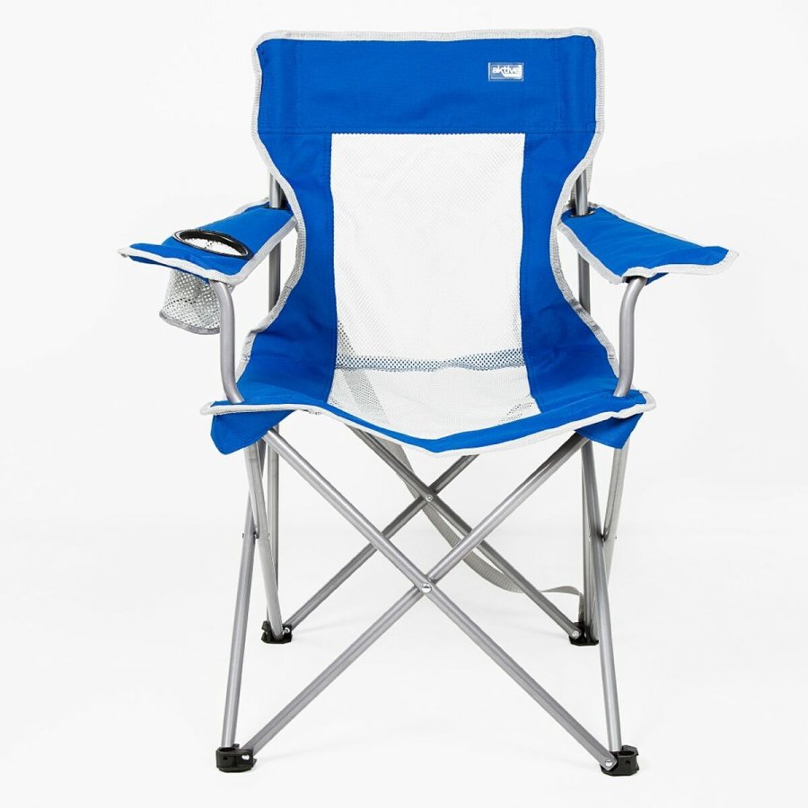 Sammenklappelig campingstol Aktive Bl Gr 46 x 82 x 46 cm (4 enheder) #15