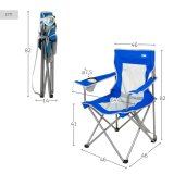 Sammenklappelig campingstol Aktive Bl Gr 46 x 82 x 46 cm (4 enheder) #29