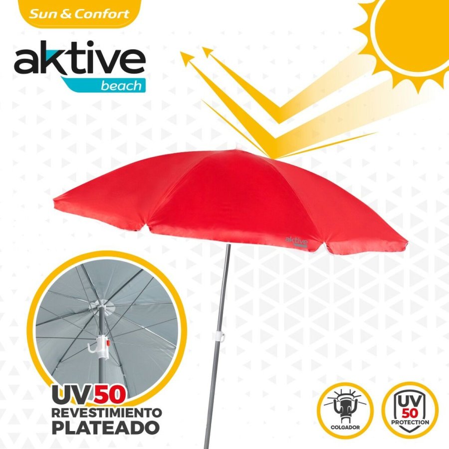 Parasol Aktive 180 x 193 x 180 cm 180 x 180 x 180 cm 180 x 196 x 180 cm (12 enheder) #4
