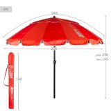 Parasol Aktive R�d 240 x 235 x 240 cm (6 enheder) #5
