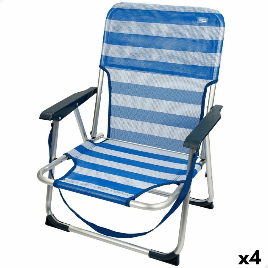 strandstol Aktive Foldbar Bl 44 x 72 x 35 cm (4 enheder) #1