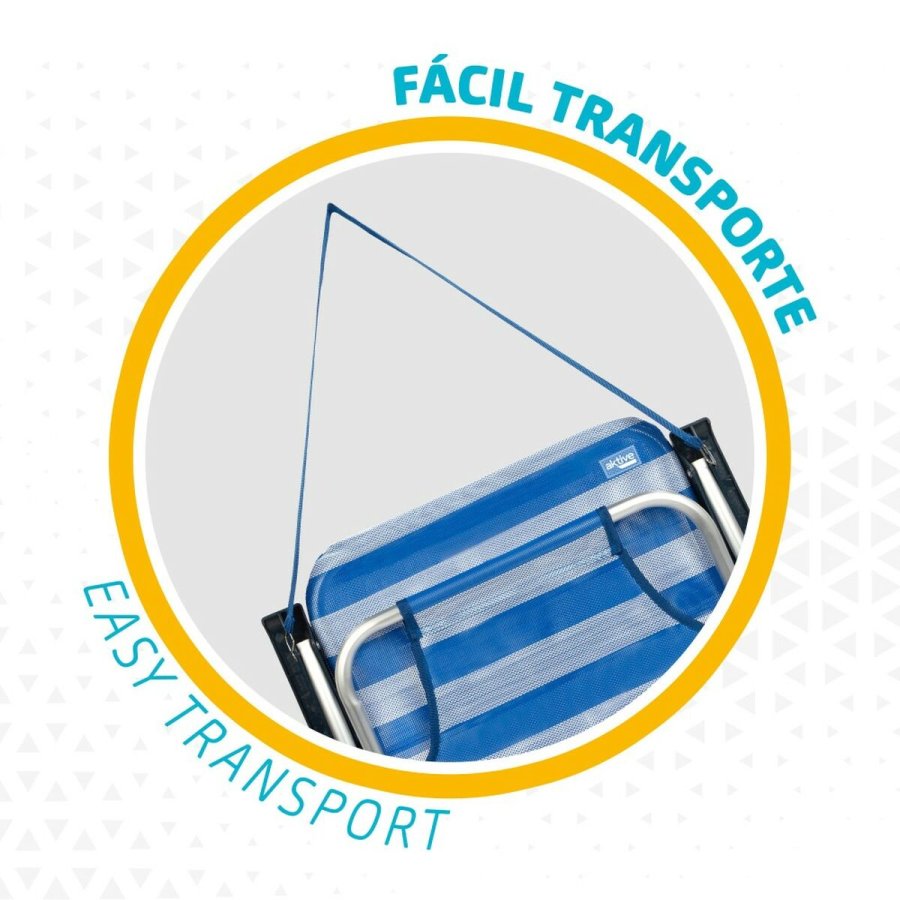 strandstol Aktive Foldbar Bl 44 x 72 x 35 cm (4 enheder) #5