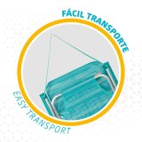 strandstol Aktive Turkisbl 44 x 72 x 35 cm Aluminium Foldbar (4 enheder) #5