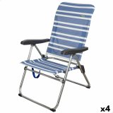 strandstol Aktive Mykonos Bl 47 x 93 x 63 cm (4 enheder) #1