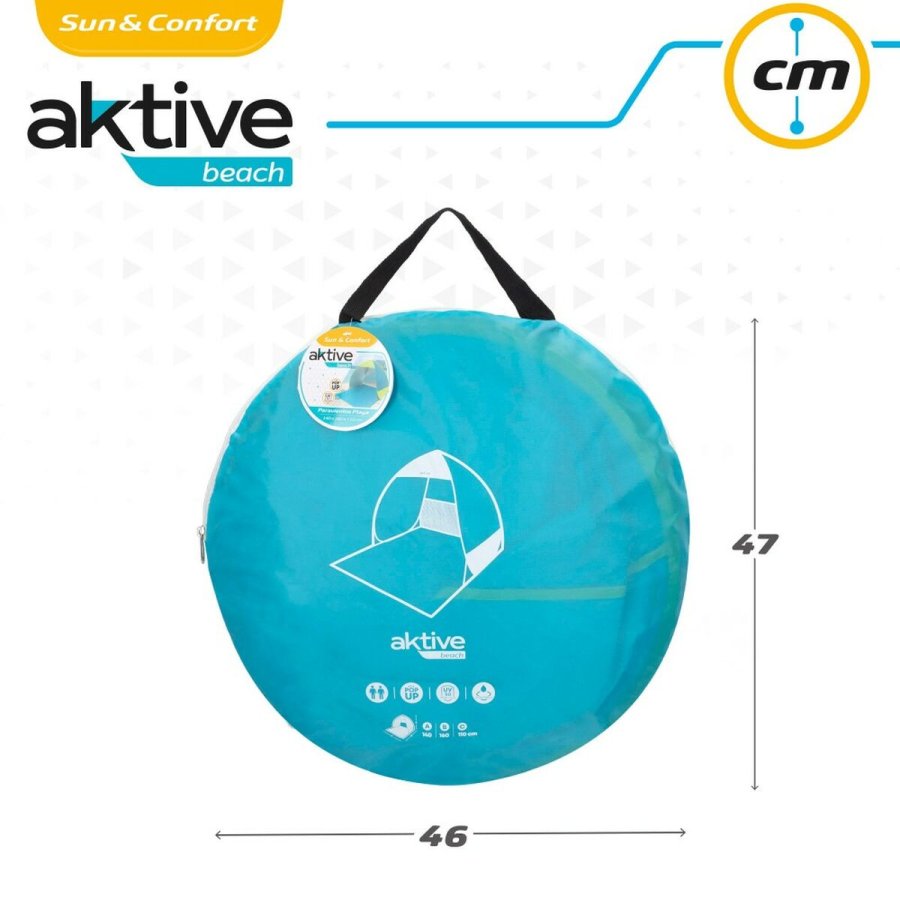 Vindsk�rm og l�sk�rm Aktive Bl� Gr�n Polyester 160 x 110 x 140 cm #7