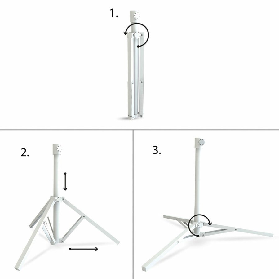 Fod for strandparasol Aktive 78,5 x 58,5 x 78,5 cm 78 x 58 x 78 cm (4 enheder) #3