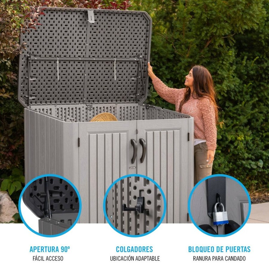 Opbevaring m�bler Lifetime Gr� 147 x 129 x 97 cm #4