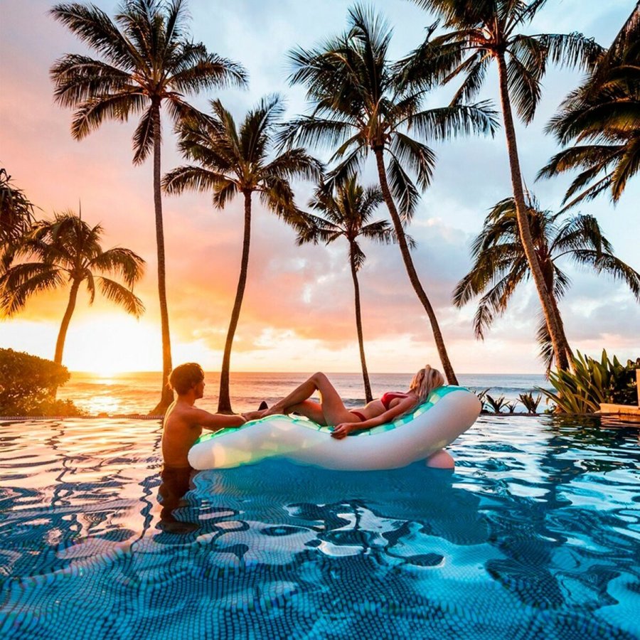 Oppustelig Liggestol Intex Bl 191 x 67 x 89 cm (4 enheder) #5