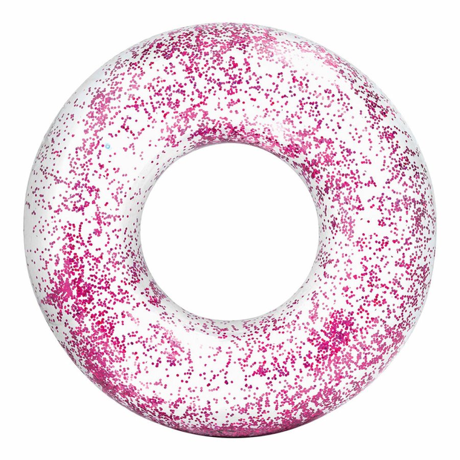 Oppustelig flydende donut Intex Gennemsigtig Skinne  119 cm (6 enheder) #3