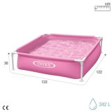 Pool Aftageligt Intex 342 L 122 x 30 x 122 cm Pink (3 enheder) #29