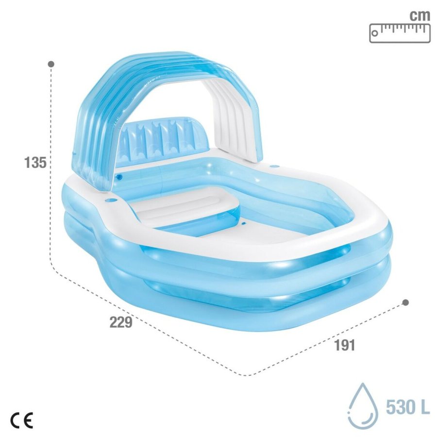 Oppustelig Pool Intex Bl 530 l 229 x 135 x 191 cm (2 enheder) #25