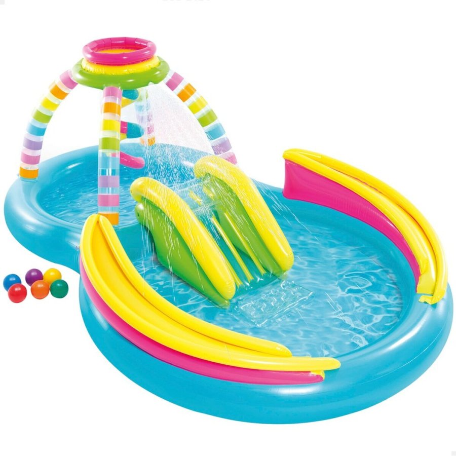 Oppustelig Pool til Brn Intex Regnbue 374 L 295 x 109 x 191 cm (2 enheder) #7