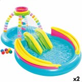 Oppustelig Pool til Brn Intex Regnbue 374 L 295 x 109 x 191 cm (2 enheder) #1