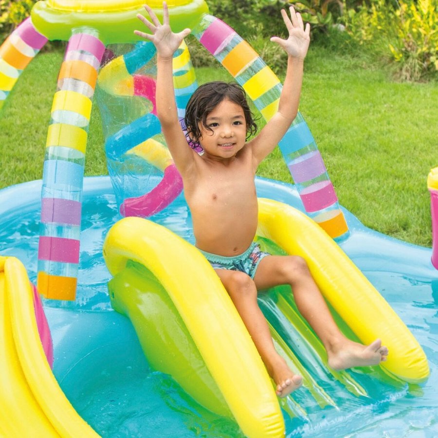 Oppustelig Pool til Brn Intex Regnbue 374 L 295 x 109 x 191 cm (2 enheder) #13