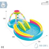 Oppustelig Pool til Brn Intex Regnbue 374 L 295 x 109 x 191 cm (2 enheder) #25