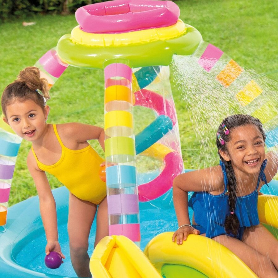 Oppustelig Pool til Brn Intex Regnbue 374 L 295 x 109 x 191 cm (2 enheder) #31