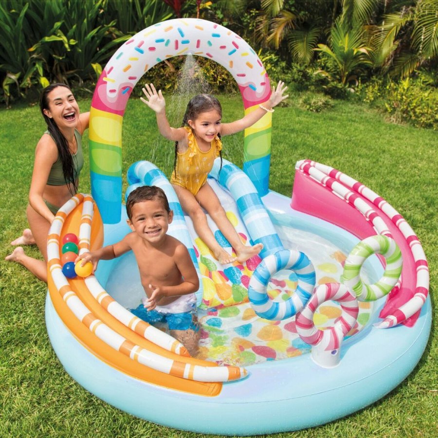 Oppustelig Pool til Brn Intex Slik 165 L 170 x 122 x 168 cm (2 enheder) #3