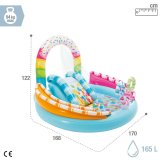 Oppustelig Pool til Brn Intex Slik 165 L 170 x 122 x 168 cm (2 enheder) #5