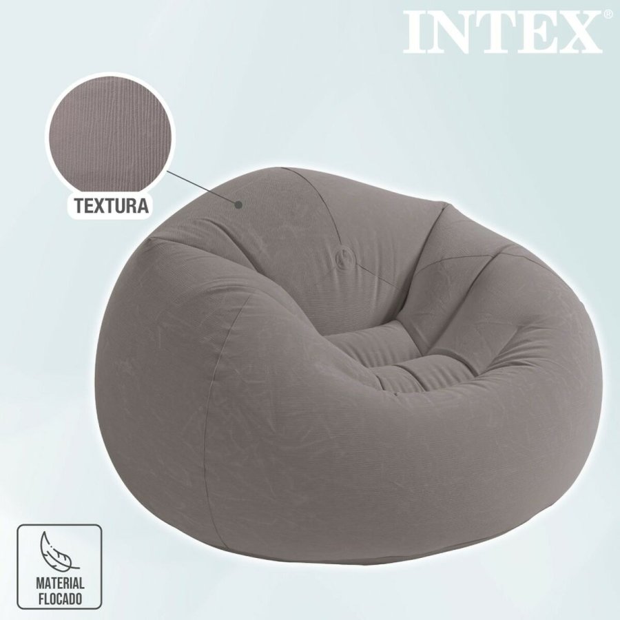 Oppustelige lnestol Intex Gr 107 x 69 x 104 cm (6 enheder) #9