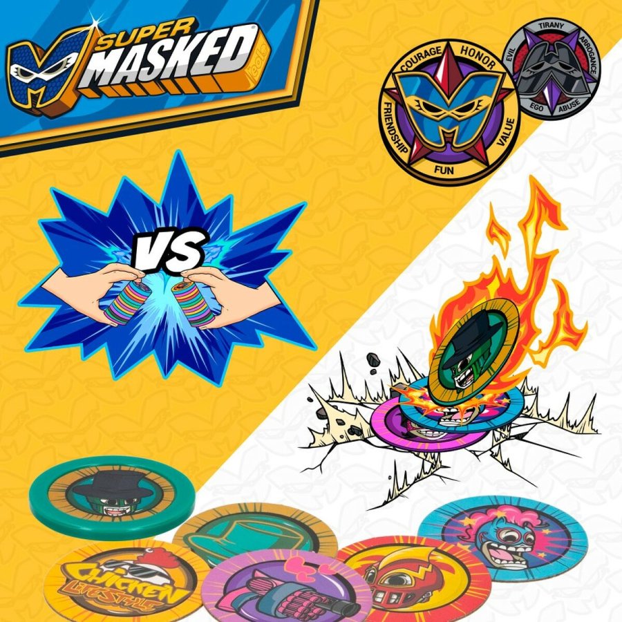 Action Figurer Eolo Super Masked 3 x 4,5 x 3,5 cm (12 enheder) #4