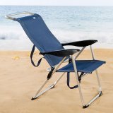 strandstol Aktive Marinebl 47 x 108 x 59 cm (2 enheder) #6