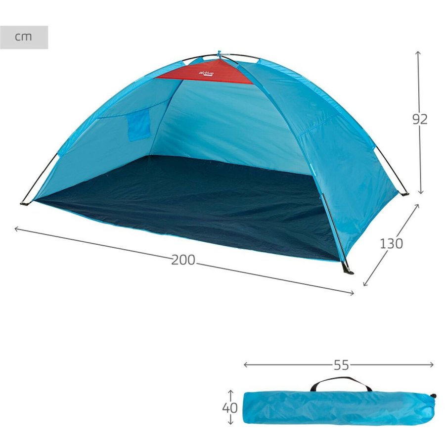 Vindskrm og lskrm Aktive Bl Polyester Oxford 210D 200 x 92 x 130 cm 200 x 130 x 92 cm #13