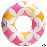Oppustelig flydende donut Intex Timeless 115 x 28 x 115 cm (6 enheder) #1