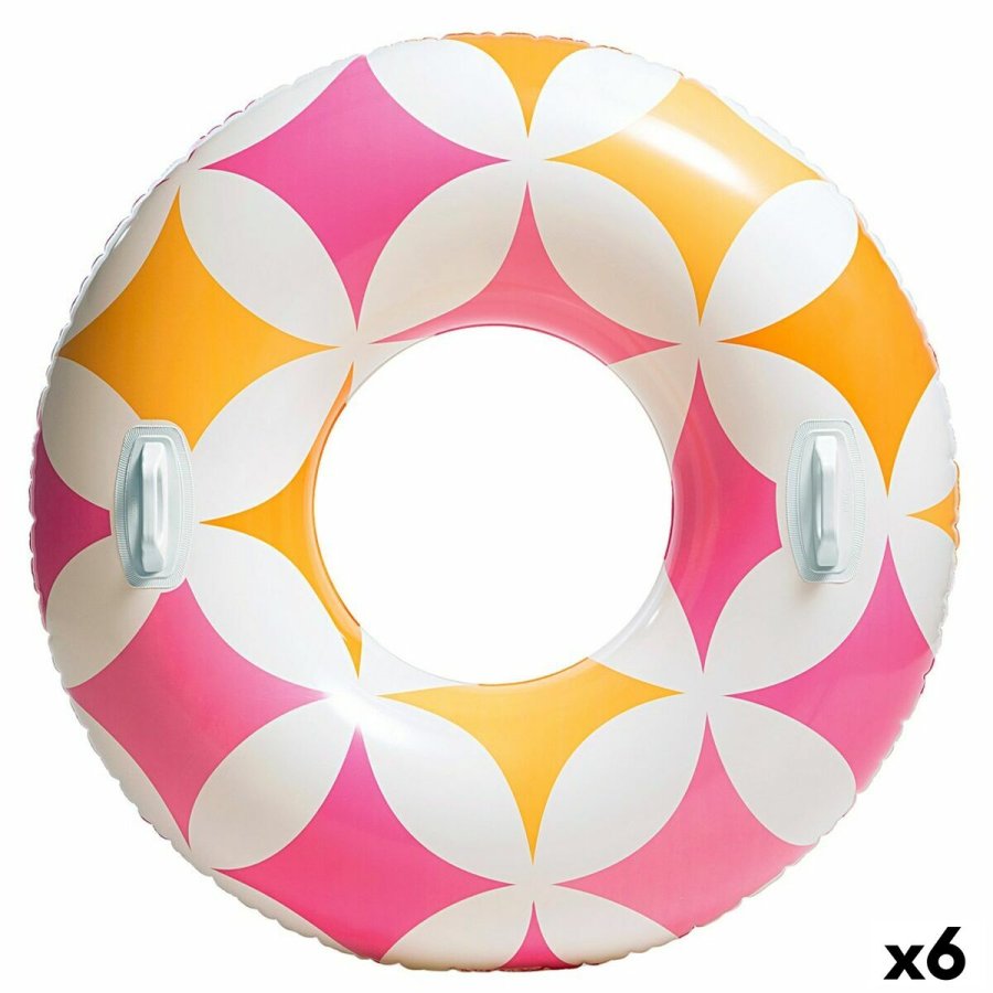 Oppustelig flydende donut Intex Timeless 115 x 28 x 115 cm (6 enheder) #1