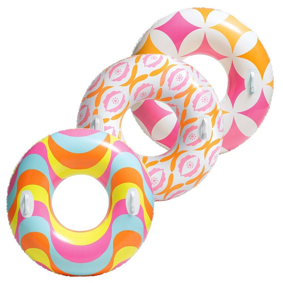 Oppustelig flydende donut Intex Timeless 115 x 28 x 115 cm (6 enheder) #21