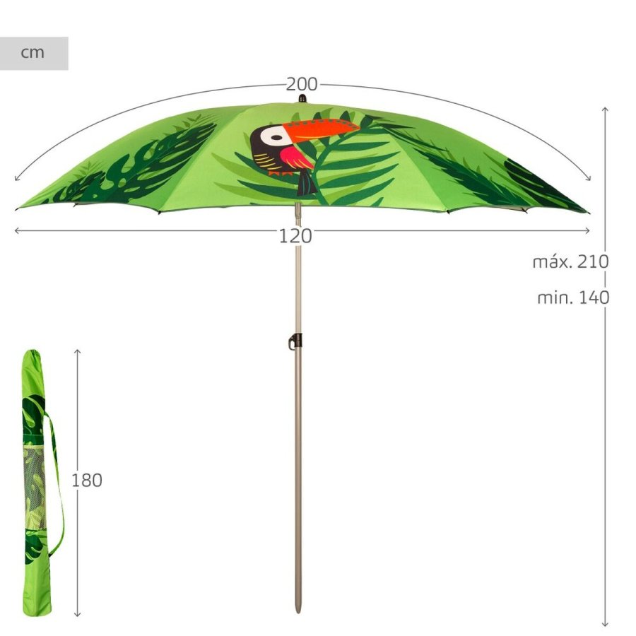 Parasol Aktive 200 x 210 x 200 cm 200 x 215 x 200 cm (6 enheder) #5