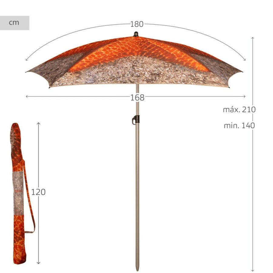 Parasol Aktive 180 x 210 x 180 cm 180 x 215 x 180 cm (6 enheder) #5
