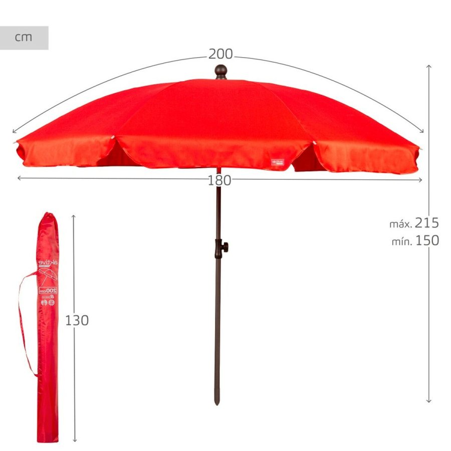 Parasol Aktive 200 x 215 x 200 cm (4 enheder) #5