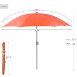 Parasol Aktive 220 x 210 x 222 cm (2 enheder) #7