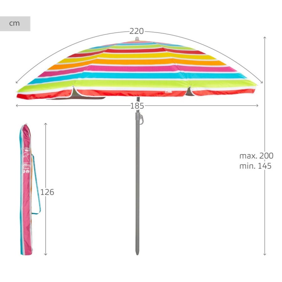Parasol Aktive 220 x 200 x 220 cm (6 enheder) #5