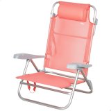 Polstrede Campingstol Aktive 47 x 82 x 49 cm Flamingo (2 enheder) #2