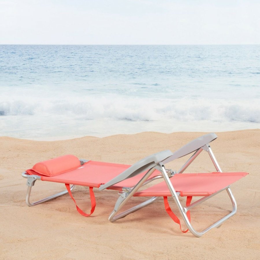 Polstrede Campingstol Aktive 47 x 82 x 49 cm Flamingo (2 enheder) #4