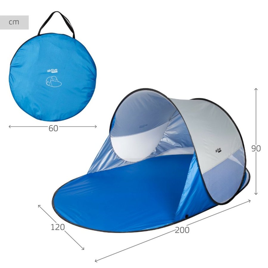 Strandtelt Aktive Polyester 200 x 90 x 120 cm #9
